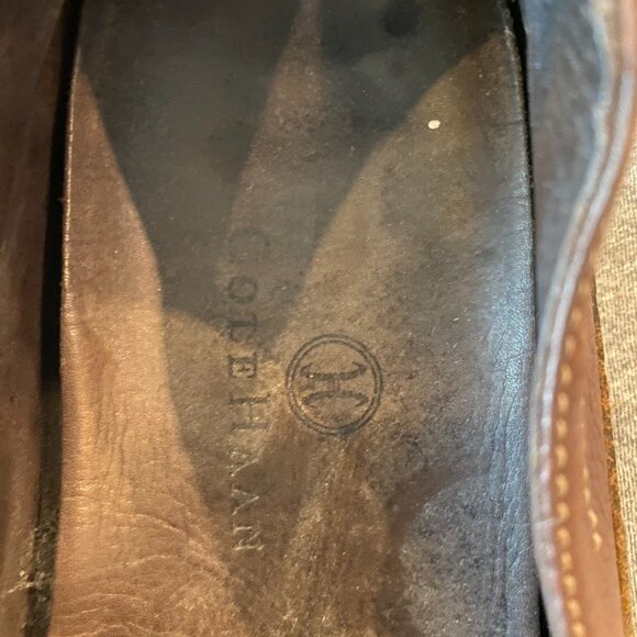 Cole Hann C02182 Venetian Dress Shoes Loafers Brown Leather Slip-On Size 10.5 - Picture 3 of 9